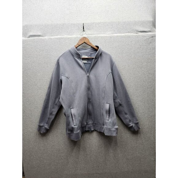 Duluth Trading Co.  Gray Full-Zip Sweatshirt Jacket XL Cotton/Polyester Blen - Picture 1 of 4